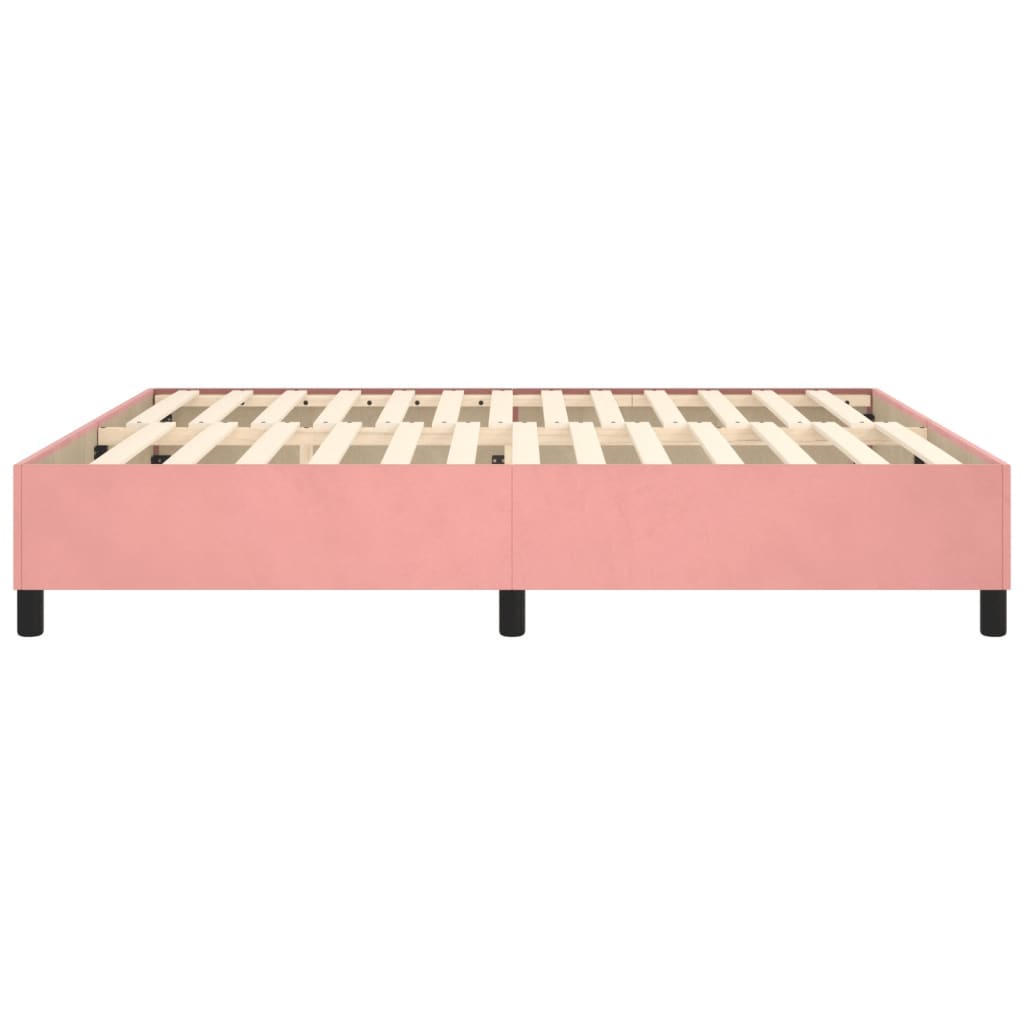 Giroletto a Molle Rosa 200x200 cm in Velluto cod mxl 62679