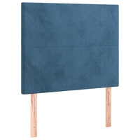 Testiere 2 pz Blu Scuro 100x5x78/88 cm in Velluto 3116098