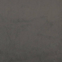 Testiere 4 pz Grigio Scuro 72x5x78/88 cm in Velluto 3116101