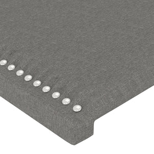 Testiere 2 pz Grigio Scuro 100x5x78/88 cm in Tessuto cod mxl 48984