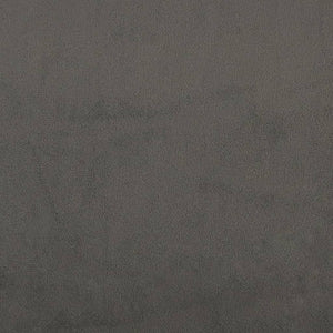 Testiera ad Orecchio Grigio Scuro 103x23x78/88 cm in Velluto cod mxl 51747