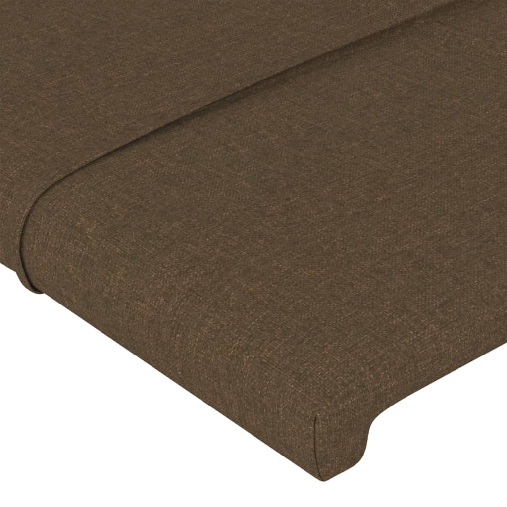 Testiera ad Orecchio Marrone Scuro 103x23x78/88 cm in Tessuto cod mxl 50221