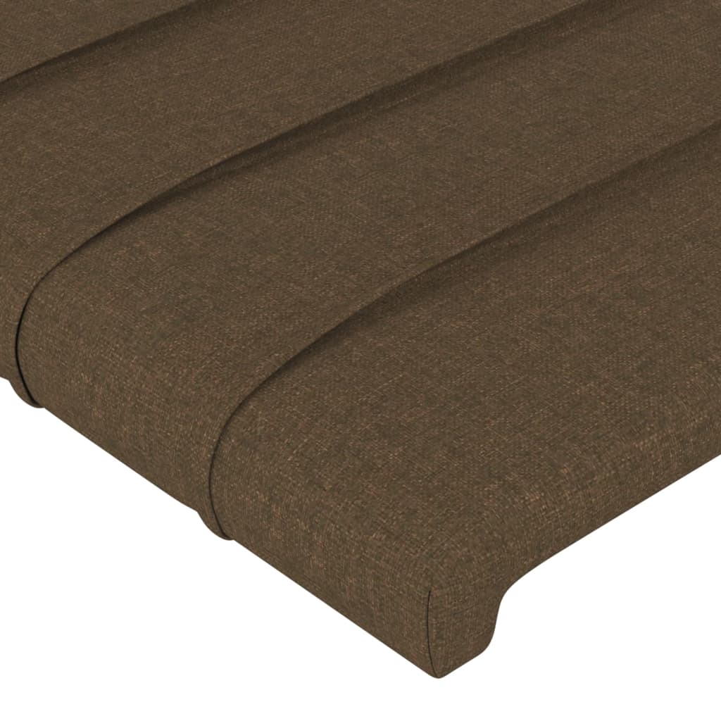 Testiera ad Orecchio Marrone Scuro 93x23x78/88 cm in Tessuto cod mxl 50709