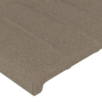 Testiera ad Orecchio Tortora 103x23x78/88 cm in Tessuto 3117376