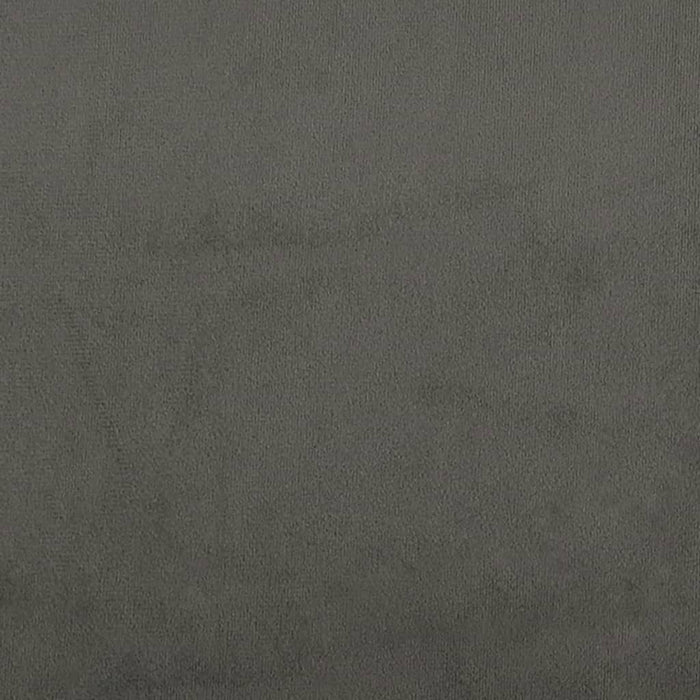 Testiera ad Orecchio Grigio Scuro 83x23x78/88 cm in Velluto cod mxl 50217