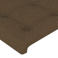 Testiera ad Orecchio Marrone Scuro 83x23x78/88 cm in Tessuto cod mxl 31725