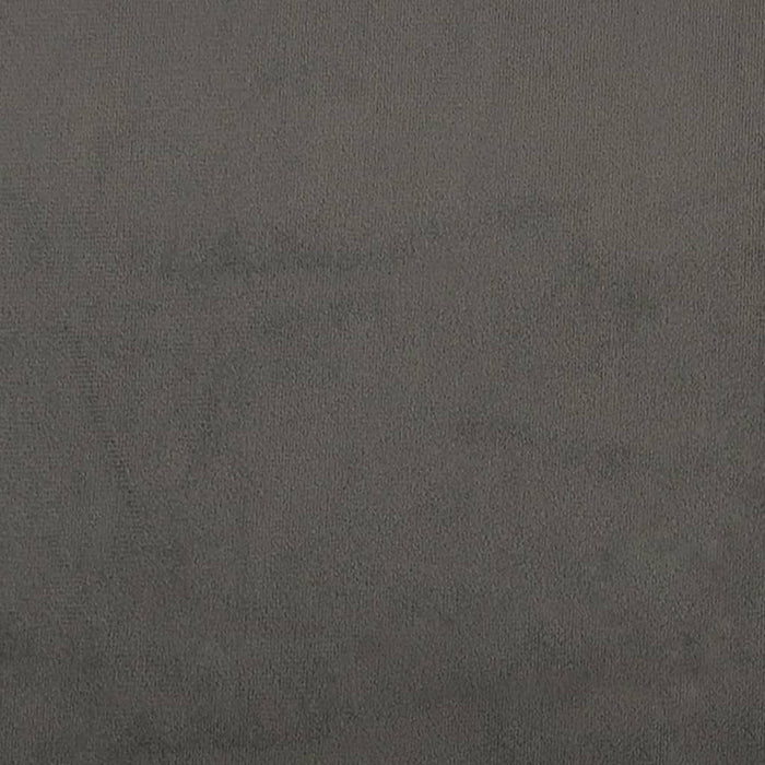 Testiera ad Orecchio Grigio Scuro 93x23x118/128 cm in Velluto 3117993