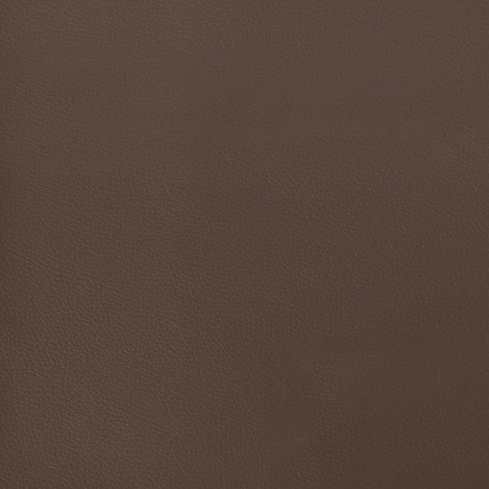 Testiera ad Orecchio Marrone Scuro 103x23x118/128 cm in Tessuto