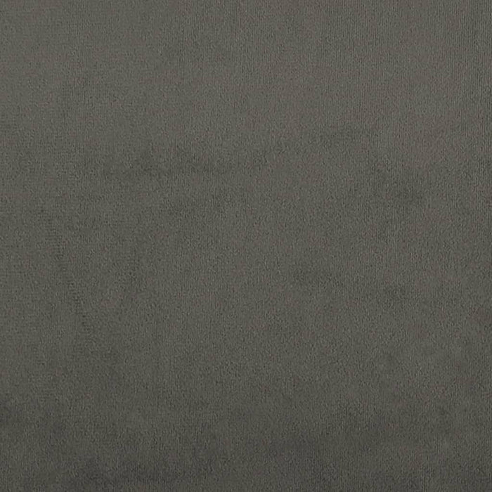 Testiera ad Orecchio Grigio Scuro 93x23x118/128 cm in Velluto cod mxl 49691