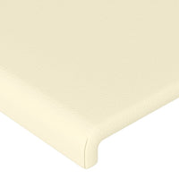 Testiera ad Orecchio Crema 93x16x78/88 cm in Similpelle cod 12144