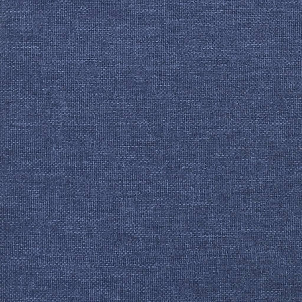 Testiera ad Orecchio Blu 103x16x78/88cm in Tessuto 3119100