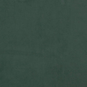 Testiera ad Orecchio Verde Scuro 103x16x118/128cm in Velluto 3119485