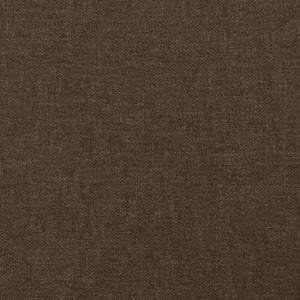 Testiera ad Orecchio Marrone Scuro 93x16x118/128 cm in Tessuto cod mxl 48332