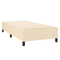 Letto a Molle con Materasso e LED Crema 80x200 cm in Tessuto cod mxl 60712