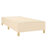 Letto a Molle con Materasso e LED Crema 80x200 cm in Tessuto cod mxl 63785