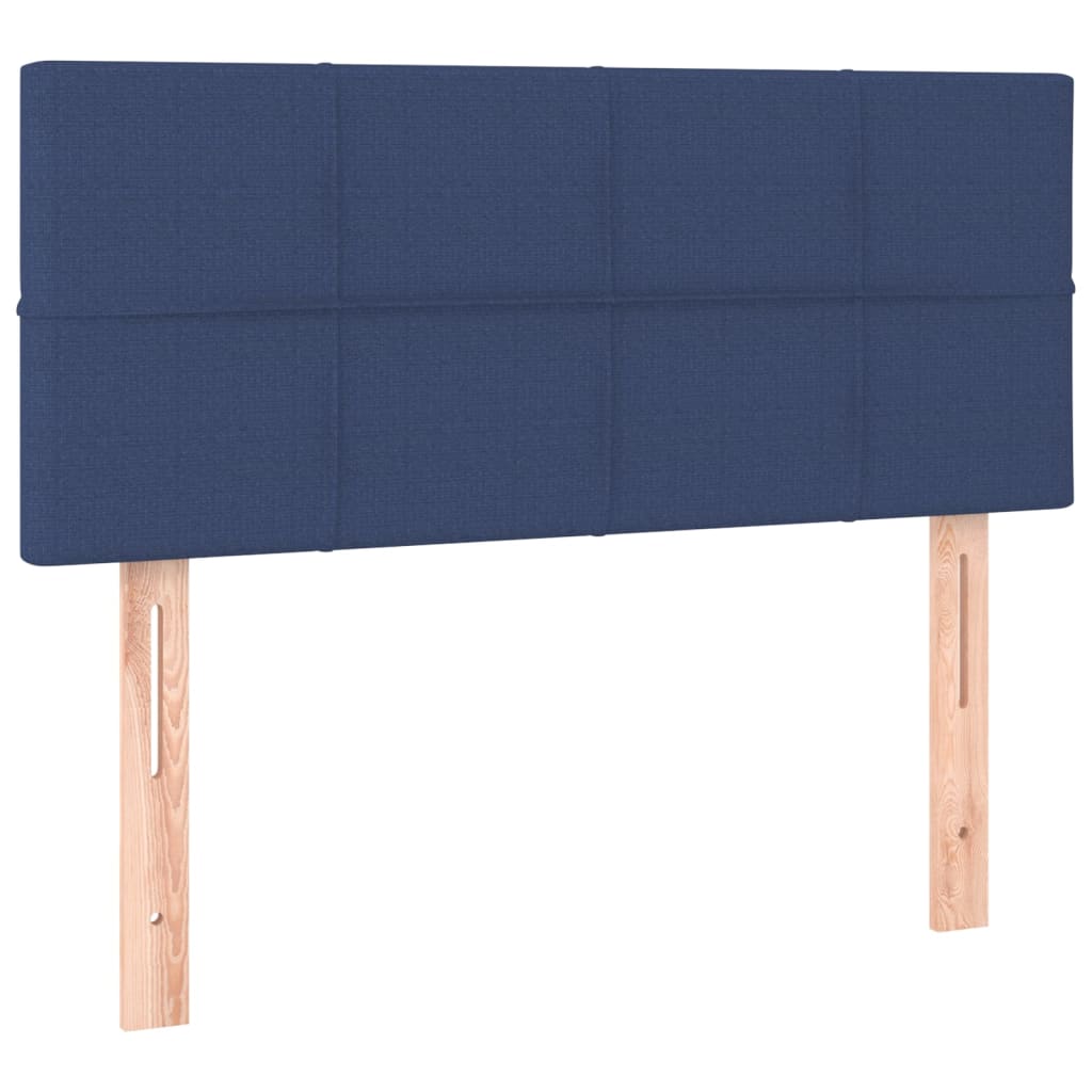 Letto a Molle con Materasso e LED Blu 80x200 cm in Tessuto cod mxl 56202