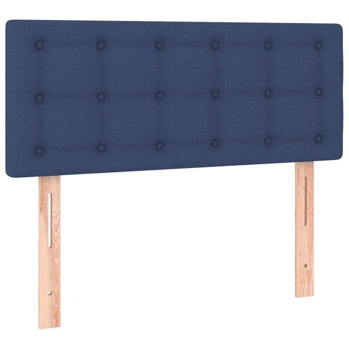 Letto a Molle con Materasso e LED Blu 80x200 cm in Tessuto 3133435