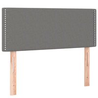 Letto a Molle Materasso e LED Grigio Scuro 90x200 cm in Tessuto 3133606