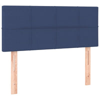 Letto a Molle con Materasso e LED Blu 90x190 cm in Tessuto cod mxl 61061