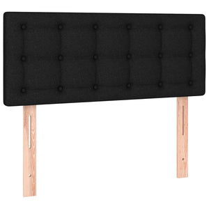 Letto a Molle con Materasso e LED Nero 80x200 cm in Tessuto cod mxl 55555