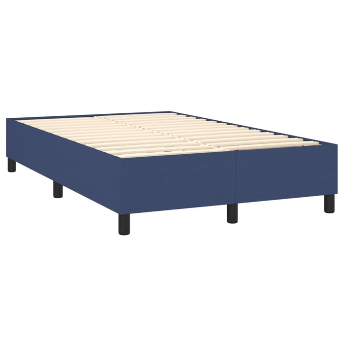 Letto a Molle con Materasso e LED Blu 120x200cm in Tessuto cod mxl 54773