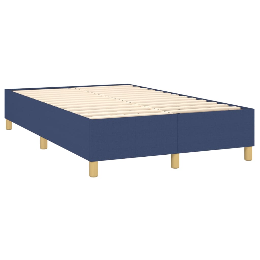 Letto a Molle con Materasso e LED Blu 120x200cm in Tessuto cod mxl 64987