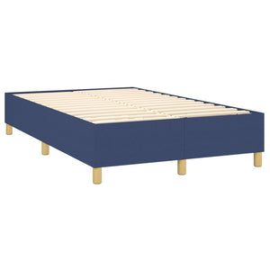 Letto a Molle con Materasso e LED Blu 120x200cm in Tessuto cod mxl 62657