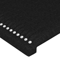 Giroletto con Testiera Nero 120x200 cm in Tessuto cod mxl 57774