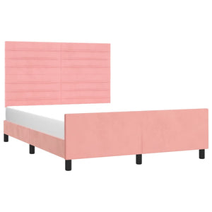 Giroletto con Testiera Rosa 140x190 cm in Vellutocod mxl 121882