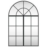 Specchio da Parete Nero 60x90 cm Arco in Ferrocod mxl 107364