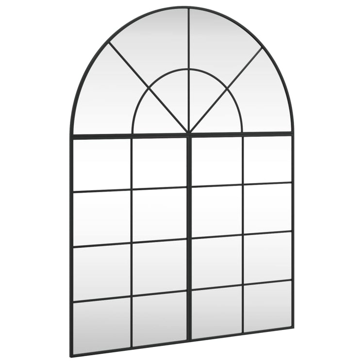 Specchio da Parete Nero 100x130 cm Arco in Ferrocod mxl 107371