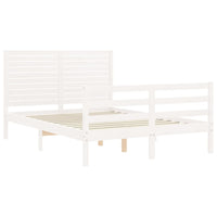 Giroletto con Testiera Bianco Small Double Legno Massello 3194997