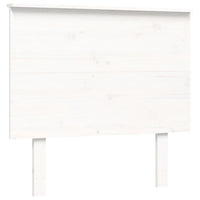 Giroletto con Testiera Bianco Small Single Legno Massello 3195182