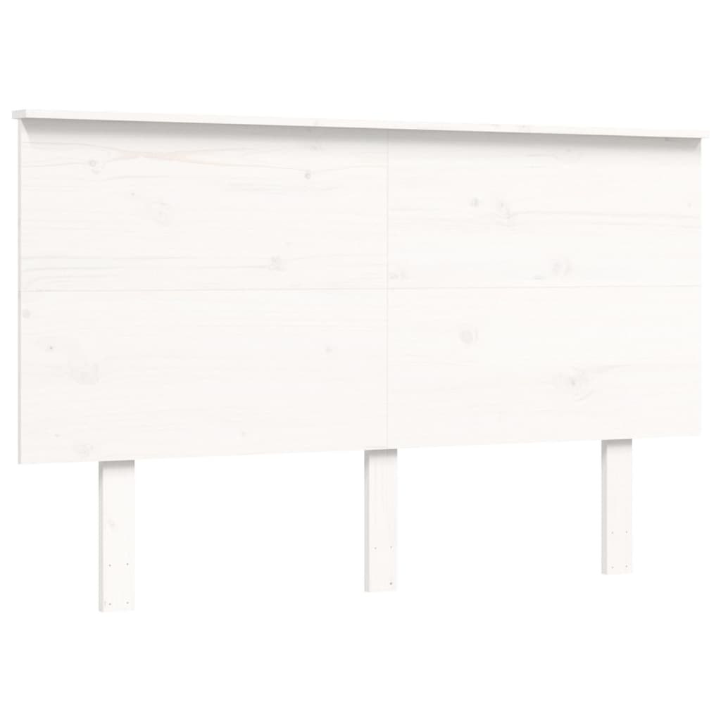 Giroletto con Testiera Bianco Small Double Legno Massello 3195192