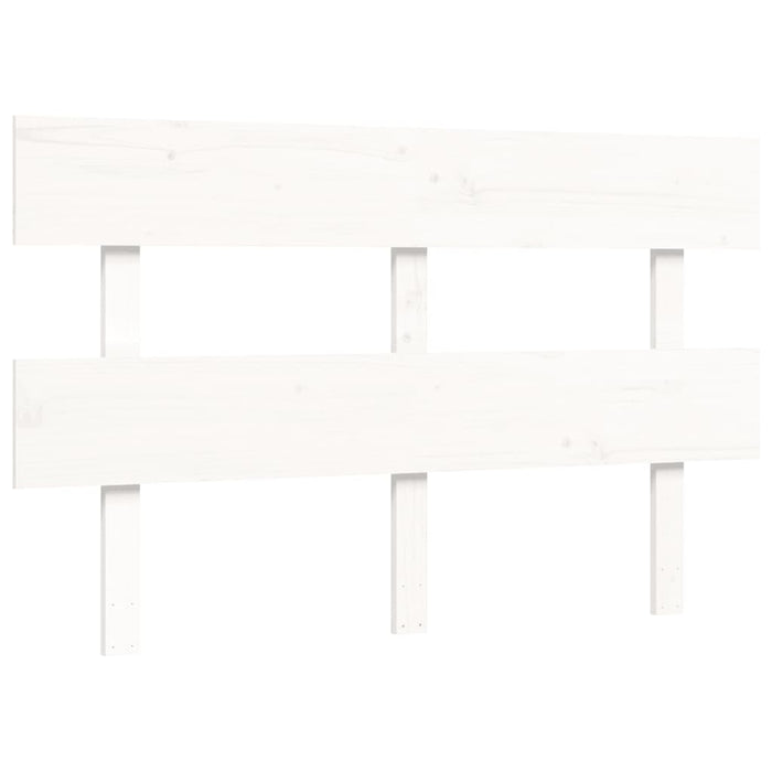 Giroletto con Testiera Bianco Small Double Legno Massello 3195322