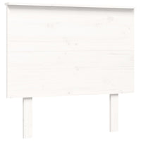 Giroletto con Testiera Bianco Single in Legno Massello 3195447