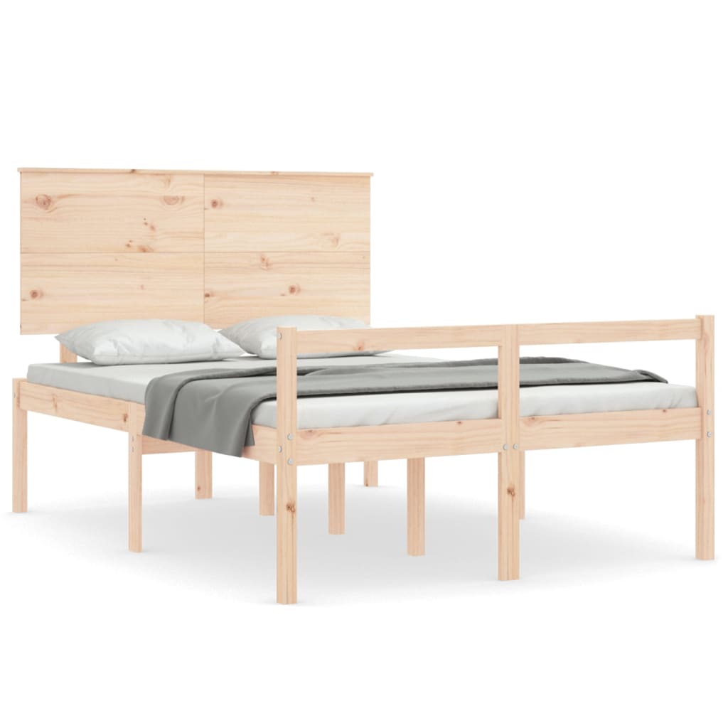 Letto per Anziani con Testiera Small Double in Legno Massellocod mxl 129078