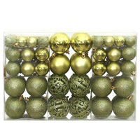 Palline di Natale 100 pz Verde Chiaro 3 / 4 / 6 cmcod mxl 118273