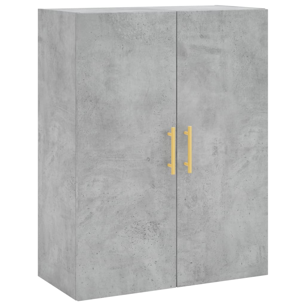 Mobili a Parete 2 pz Grigio Cemento 69,5x34x90 cm 3195615