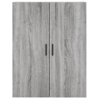 Mobili a Parete 2 pz Grigio Sonoma 69,5x34x90 cm 3195641