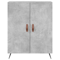 Credenza Grigio Cemento 69,5x34x180 cm in Legno Multistrato 3195655