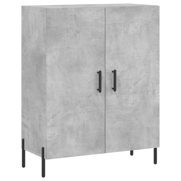 Credenza Grigio Cemento 69,5x34x180 cm in Legno Multistrato 3195687