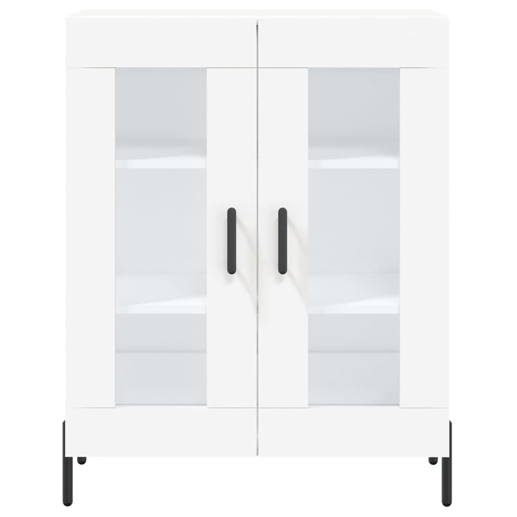 Credenza Bianca 69,5x34x180 cm in Legno Multistrato 3195739