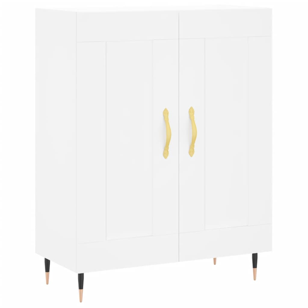 Credenza Bianca 69,5x34x180 cm in Legno Multistrato 3195771