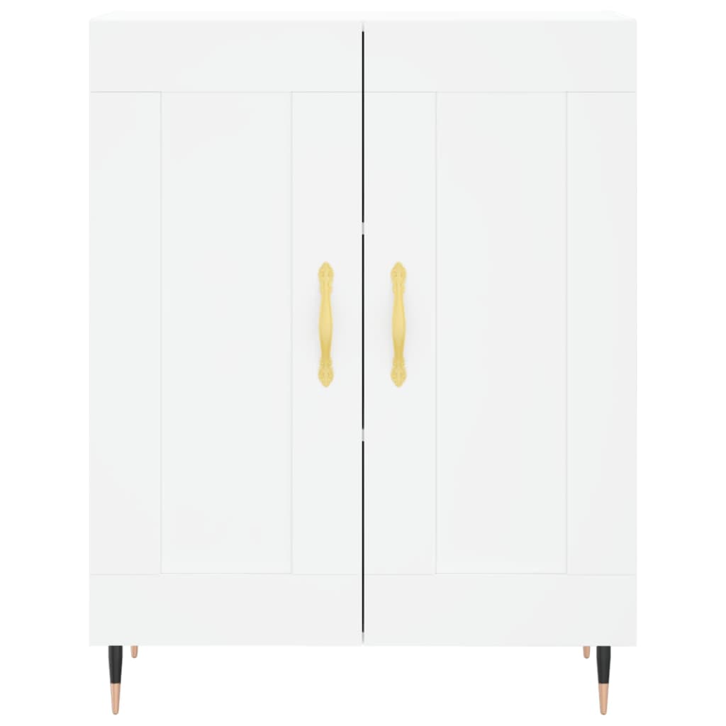 Credenza Bianca 69,5x34x180 cm in Legno Multistrato 3195771