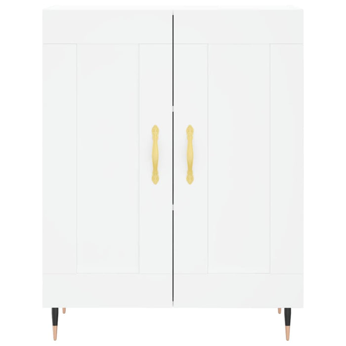 Credenza Bianca 69,5x34x180 cm in Legno Multistrato 3195771