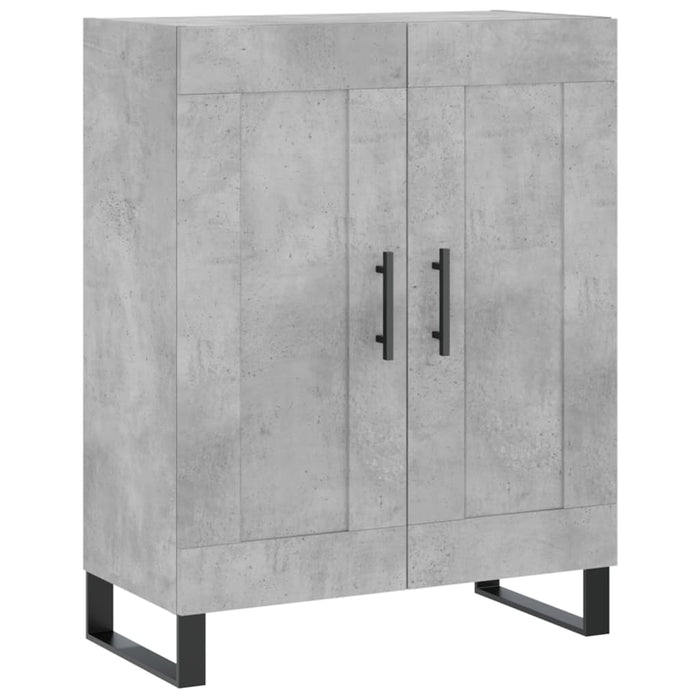 Credenza Grigio Cemento 69,5x34x180 cm in Legno Multistrato 3195815