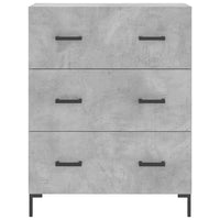 Credenza Grigio Cemento 69,5x34x180 cm in Legno Multistrato 3195847