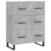 Credenza Grigio Cemento 69,5x34x180 cm in Legno Multistrato 3195871