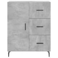 Credenza Grigio Cemento 69,5x34x180 cm in Legno Multistrato 3195919